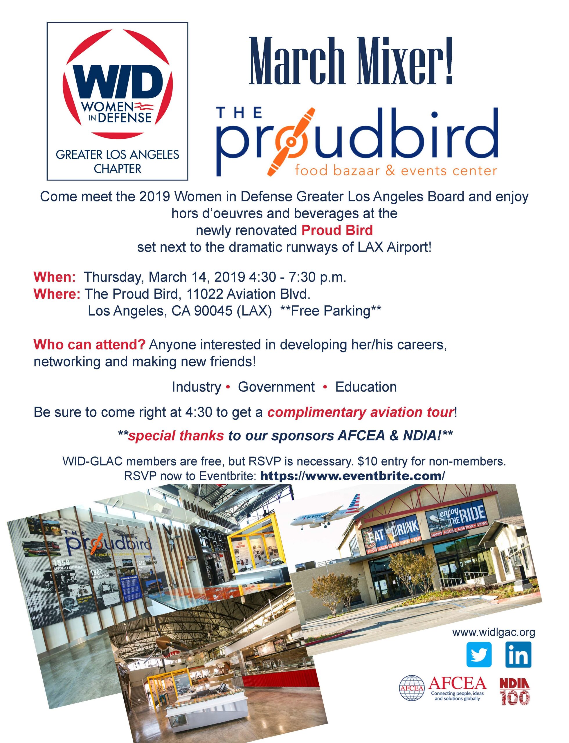 WID Greater Los Angeles Chapter March Mixer: Thursday, March 14, 2019 from 4:30 p.m. to 7:30 p.m.